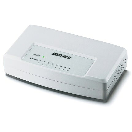楽天市場】バッファロー BUFFALO スイッチングHub LSW3-TX-8EP/WH