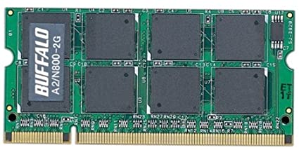BUFFALO PCメモリ S.O.DIMM A2/N800-2G