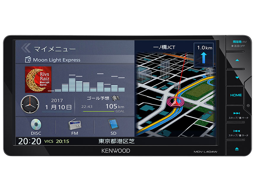 ケンウッド　彩速ナビ　MDV−L504W 楽天市場】JVCケンウッド KENWOOD 彩速ナビ MDV-L504W | 価格比較