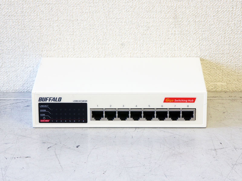 BUFFALO 10/100M対応 スイッチングHub ホワイト LSW3-TX-8EP/WH Amazon.co.jp: BUFFALO 10/100M Switching Hub White LSW3-TX