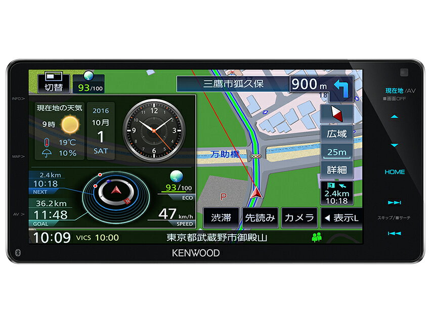 楽天市場】JVCケンウッド KENWOOD 彩速ナビ 4X4地デジ内蔵7型ワイド