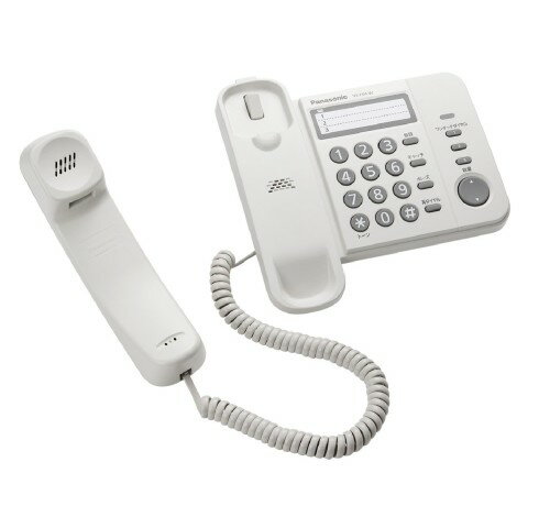 Panasonic デザインテレホン シンプルテレホン VE-F04-W