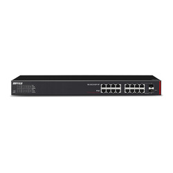 バッファロー BS-GS2016P/HP 法人向スマート/PoEスイッチ 16ポート