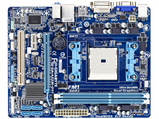 GIGABYTE マザーボード GA-A55M-DS2 (REV. 1.0)