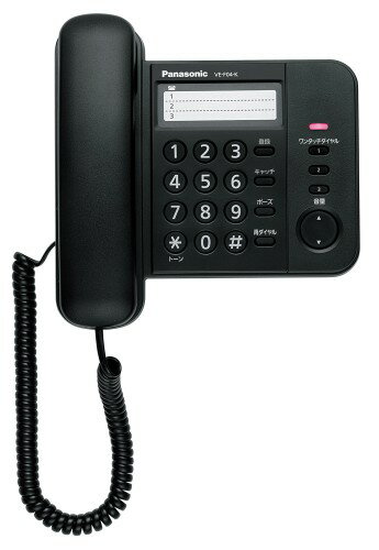 Panasonic  デザインテレホン シンプルテレホン VE-F04-K