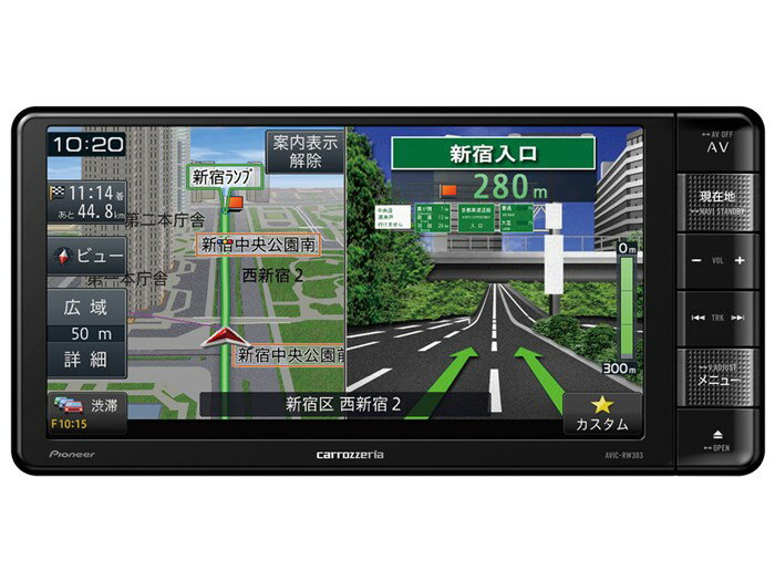 Pioneer AVIC-RZ303 楽ナビ Amazon | Pioneer カーナビ AVIC-RZ303 7インチ 2D(180mm) 楽
