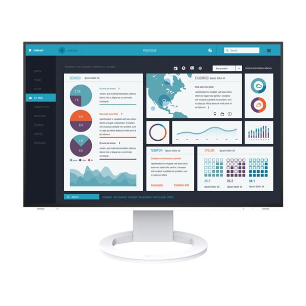 EIZO USB-C接続 PCモニター EV2495-WT