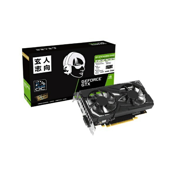 玄人志向 グラフィックボード GF-GTX1650D6-E4GB