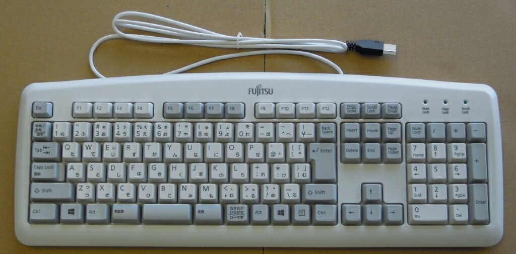 楽天市場】富士通 FUJITSU 親指シフトキーボード FMV-KB232