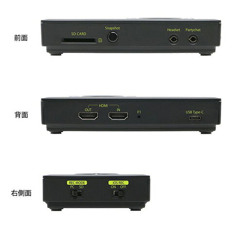 楽天市場】プリンストン Princeton PCレス HDMIスルー対応 ビデオ