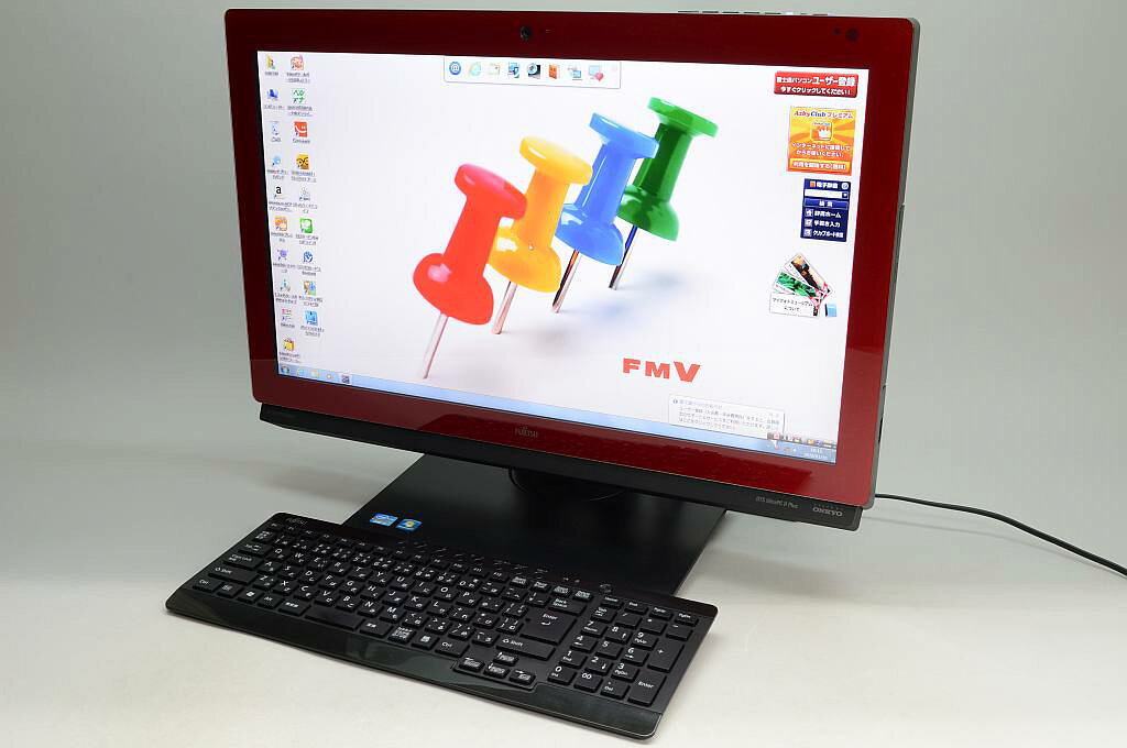楽天市場】富士通 FUJITSU 液晶一体型PC FMV-ESPRIMO WH FMVW77WB CORE
