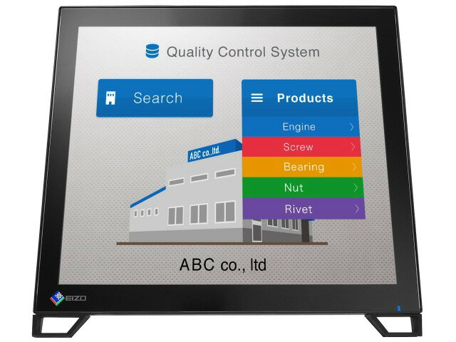 EIZO DuraVision タッチパネル液晶モニター FDS1782T-LBK