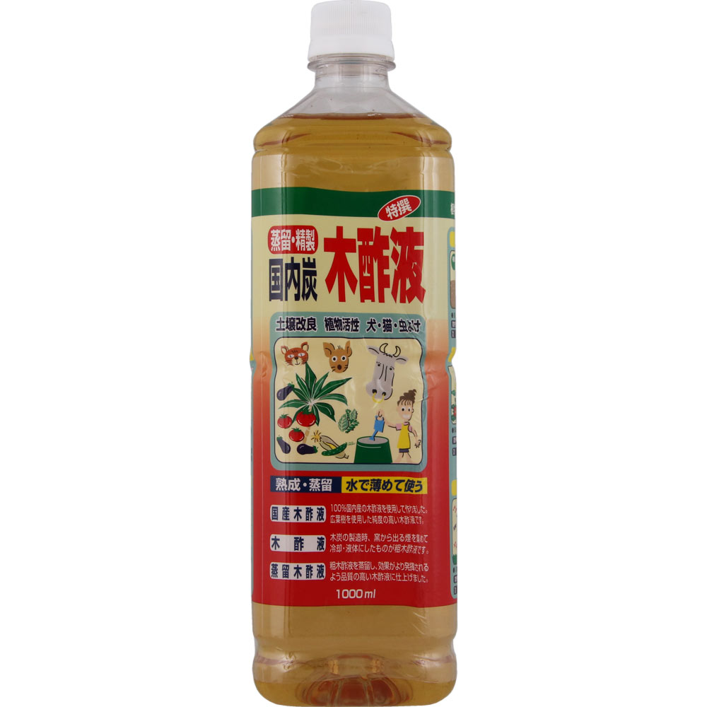 グリーンテック｜green-tech 国内炭 木酢液 1L