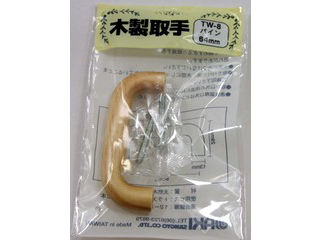和気産業 4903757160088 TW－008 木製取手 パイン 76mmX29mm WAKI 木製取っ手 木製取手パイン 金物