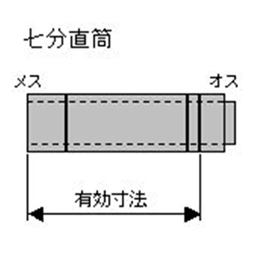 ホンマ ステン2重煙突7分直筒 150ミリ