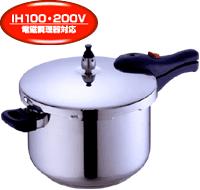 楽天市場】ドウシシャ クレスデラックス IH対応 2段階片手圧力鍋 5.5L