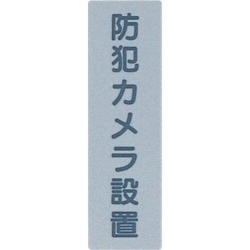 光 プレート 防犯カメラ設置 200×60×2mm テープ付き EL257-5