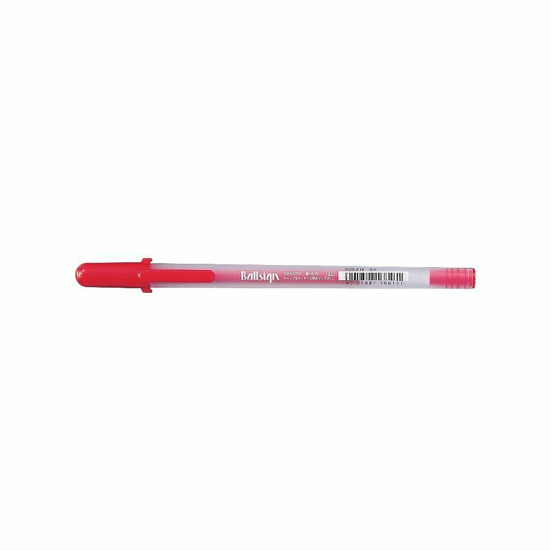 ボールサイン80 水性ゲルインキボールペン 0.6mm あか