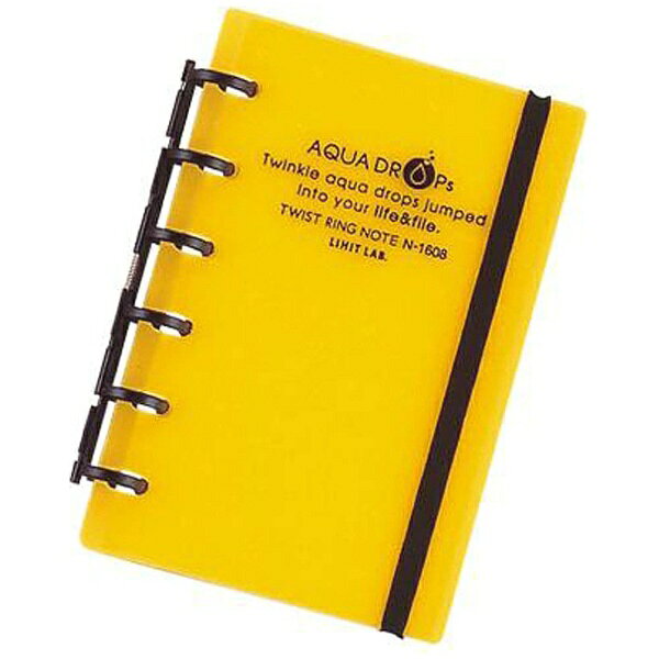 黄色　黒　ノート 楽天市場】リヒトラブ AQUA DROPs ツイストリング・ノート