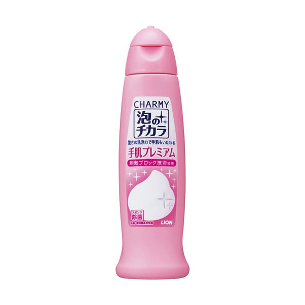 LION｜ライオン CHARMY チャーミー 泡のチカラ 手肌プレミアム 240ml 〔食器用洗剤〕