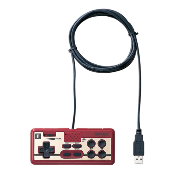 楽天市場】バッファロー BUFFALO レトロ調 USBゲームパッド 8ボタン