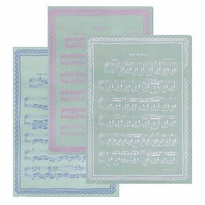 クリアファイル　Ａ４　３枚セット　作曲家シリーズ　ショパン