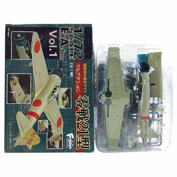 楽天市場】エフトイズ・コンフェクト 1／72 フルアクション 零戦