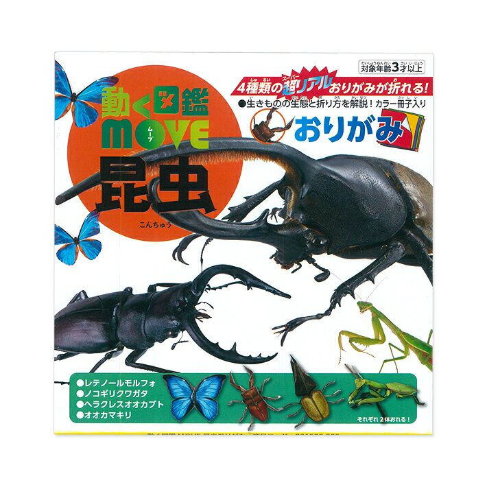 1枚のかみでおるおりがみ世界のカブトムシ・クワガタ 1枚のかみでおる おりがみ 世界のカブトムシ・クワガタ