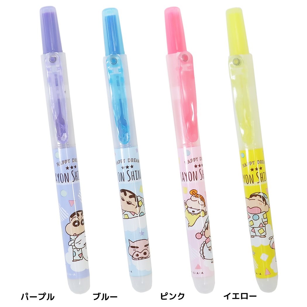 楽天市場】ティーズファクトリー クレヨンしんちゃん ノック式蛍光