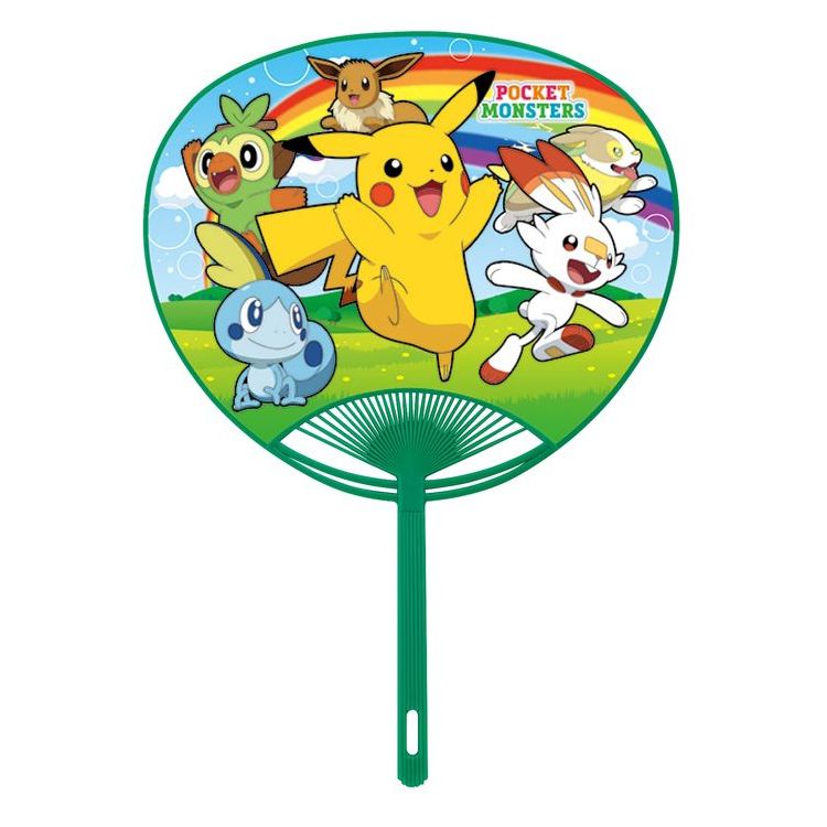 楽天市場】伏見上野旭昇堂 エンスカイ キャラクターうちわ ポケモン
