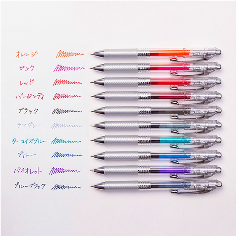 ぺんてる エナージェルインフリー 10色セット 0.7 BL77TL-10(1セット)