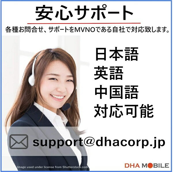 DHA Corporation DHA-SIM-026 SIM for KOREA 韓国用 30日15GB データSIM