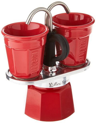 Bialetti エスプレッソマシン MINI EXPRESS RED＋BICCHIERINI