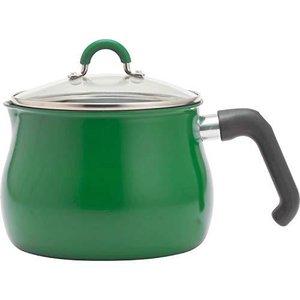 和平フレイズ WAHEI FREIZ マルチポット Lサイズ 16cm 3L 3～4人用 グリーン IH対応 ご飯鍋 ミルクパン 揚げ鍋 ふっ素樹脂加工 トゥーメイ To May 一人暮らし …