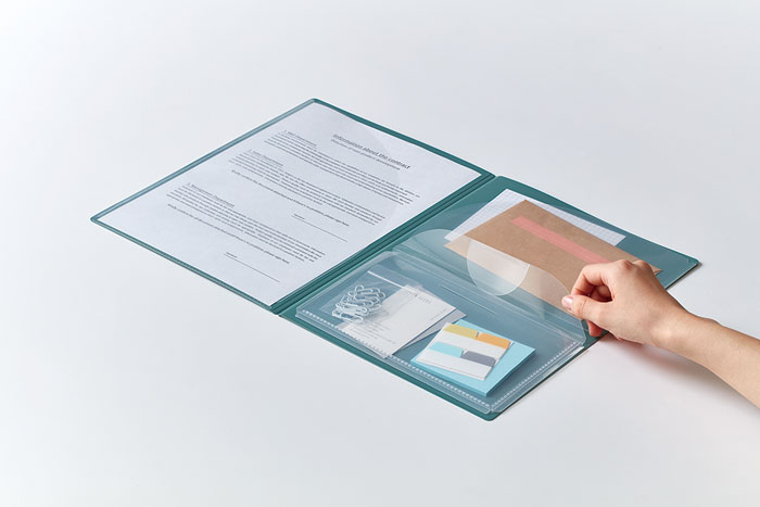 キングジム ハードホルダー EY759青