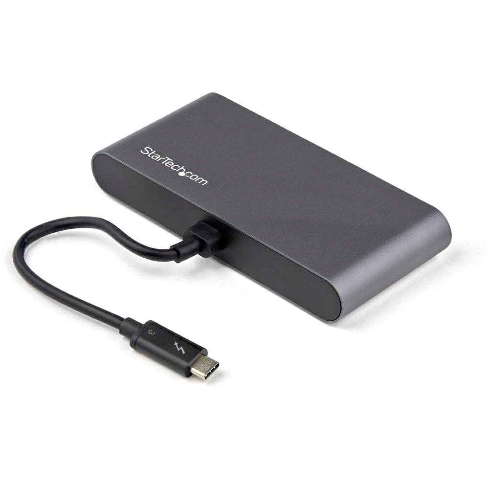 StarTech.com TB3ハブ 2x HDMI/2x USB-A/有線LAN TB3DKM2HDL