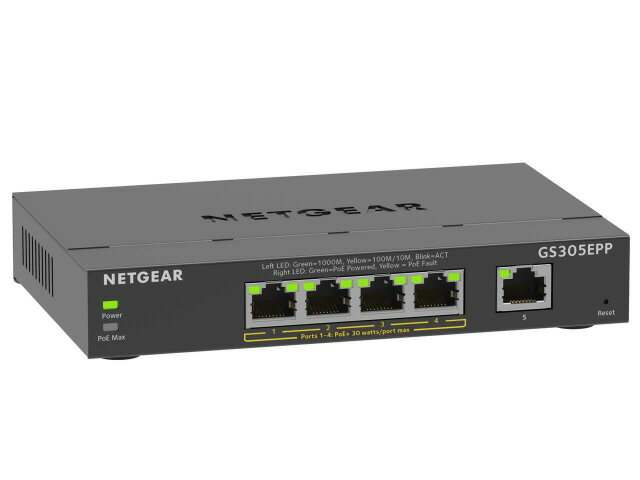 楽天市場】NETGEAR イッチングハブ ギガ PoE＋x8ポート GS108PP