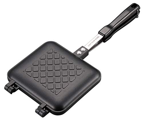 キャプテンスタッグ アルミダイキャスト製ホットサンドトースター ウエーブ ホットサンドメーカー UG-3080 CAPTAIN STAG CAST Aluminium HOTSAND TOASTER ウェ…