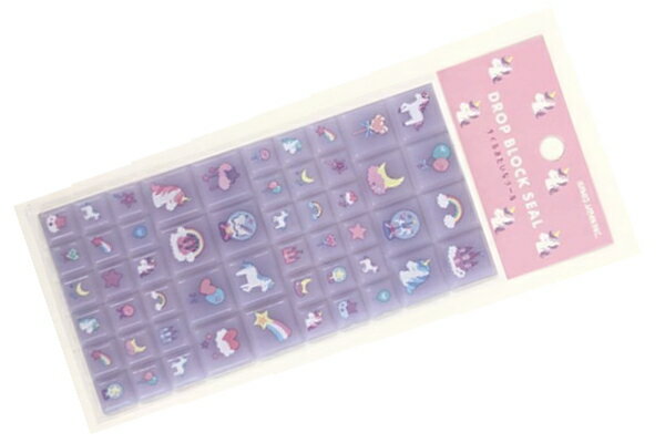 楽天市場】カミオジャパン ドロップブロックシール ユニコーン 200206