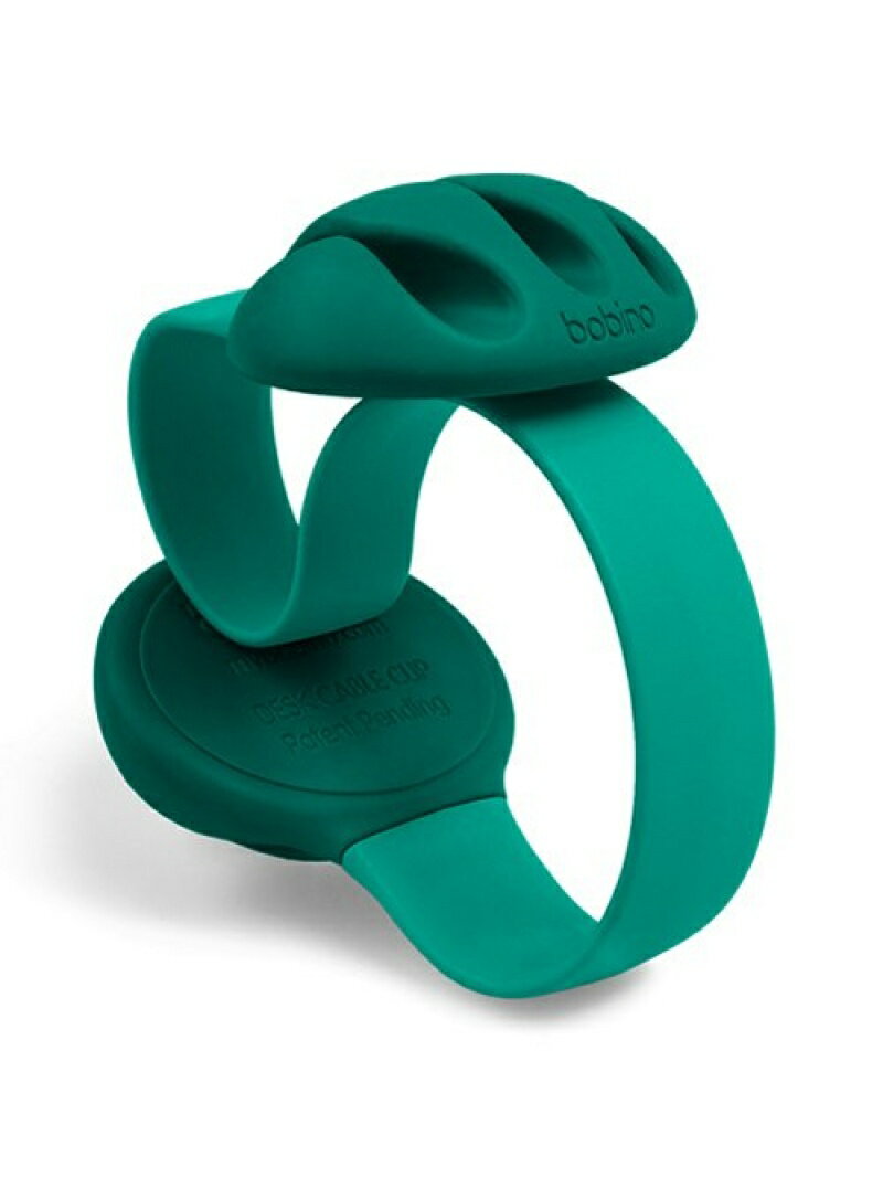 bobino/*デスクケーブルクリップ エメラルド*収納 コード