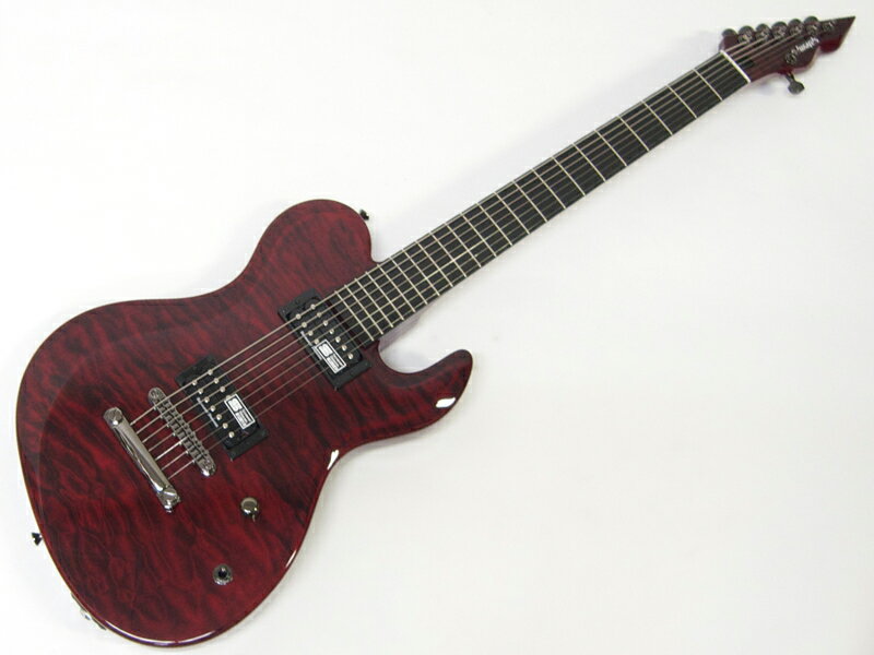 楽天市場】イー・エス・ピー Edwards E-DR-II-7ST See Thru Dark Red