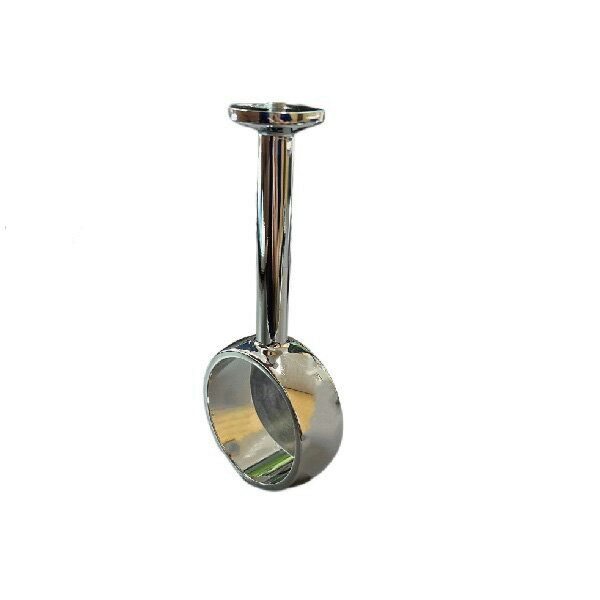 フジテック ハンガーパイプ用 吊下ブラケット φ 止 クロームメッキ 28166