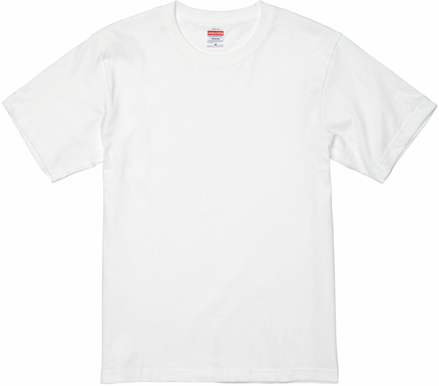 United Athle/ユナイテッドアスレ 6．2オンスTシャツ アダルト594201WX ホワイト