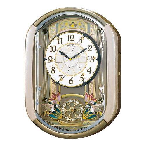 楽天市場】リズム リズム時計 電波からくり時計 スモール