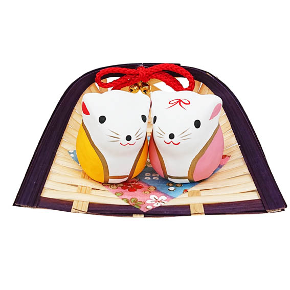 干支 子 ねずみの張り子 ミニ福々ねずみ