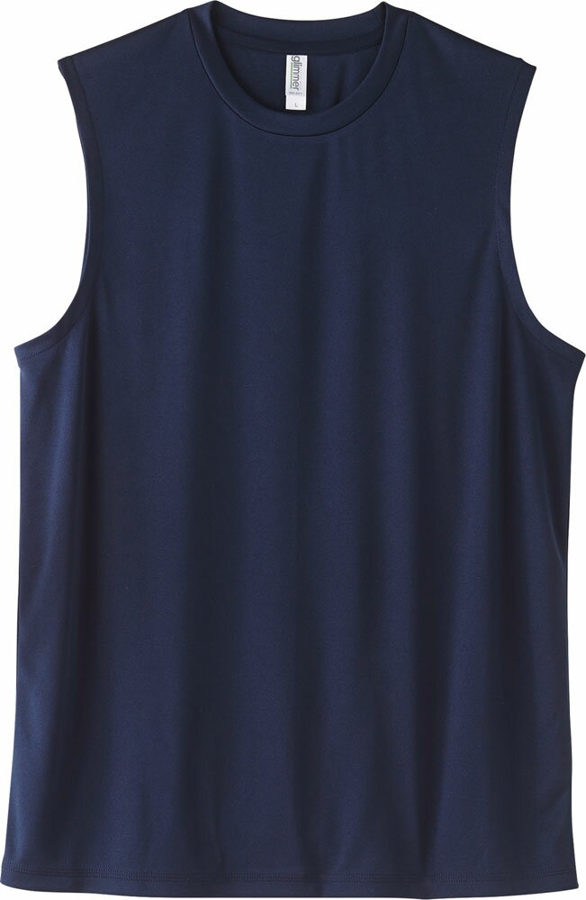 トムス TOMS3.5オンス インターロック ドライノースリーブ SS - LL 00353A ネイビー L