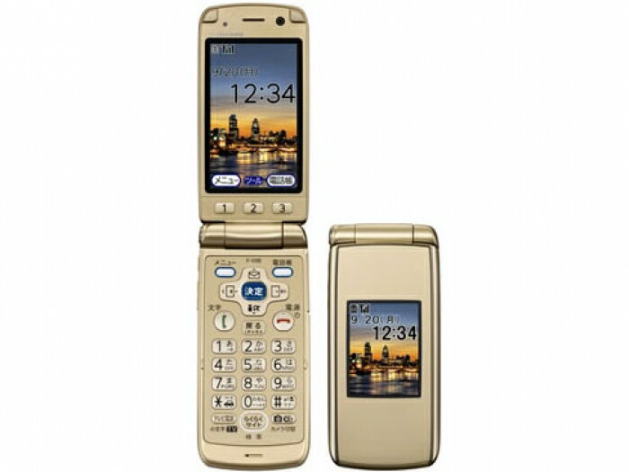 NTTdocomo - FUJITSU らくらくホン F-01M ホワイト Amazon | FUJITSU FOMA らくらくホン ベーシックII F-07A メタル