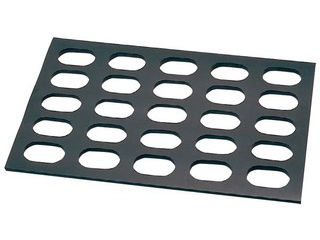 3634500 ゴム製 小判型 ダコワーズ 取用 25穴 4548170212688