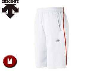 DS-DTM1911PB-WHR-M デサント トレーニングウェア 男女兼用 ホワイト×レッド・サイズ：M Training Half Pants トレーニングハーフパンツ DTM-1911PB