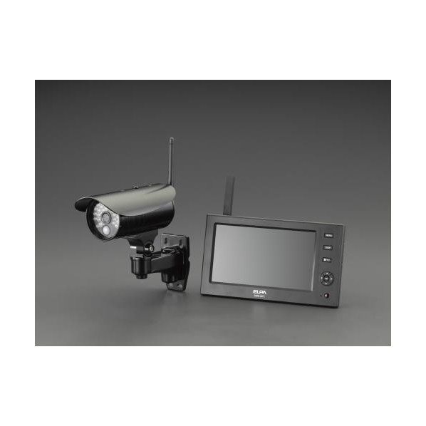 楽天市場】朝日電器 ELPA ワイヤレスカメラ モニターセット CMS-V4001